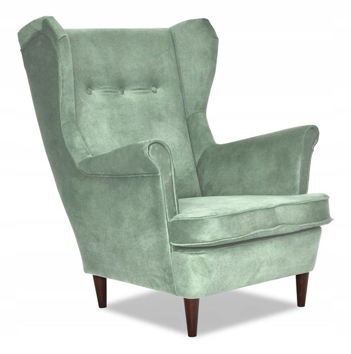 Fotel uszak do salonu Family Meble ARI miętowy 1szt