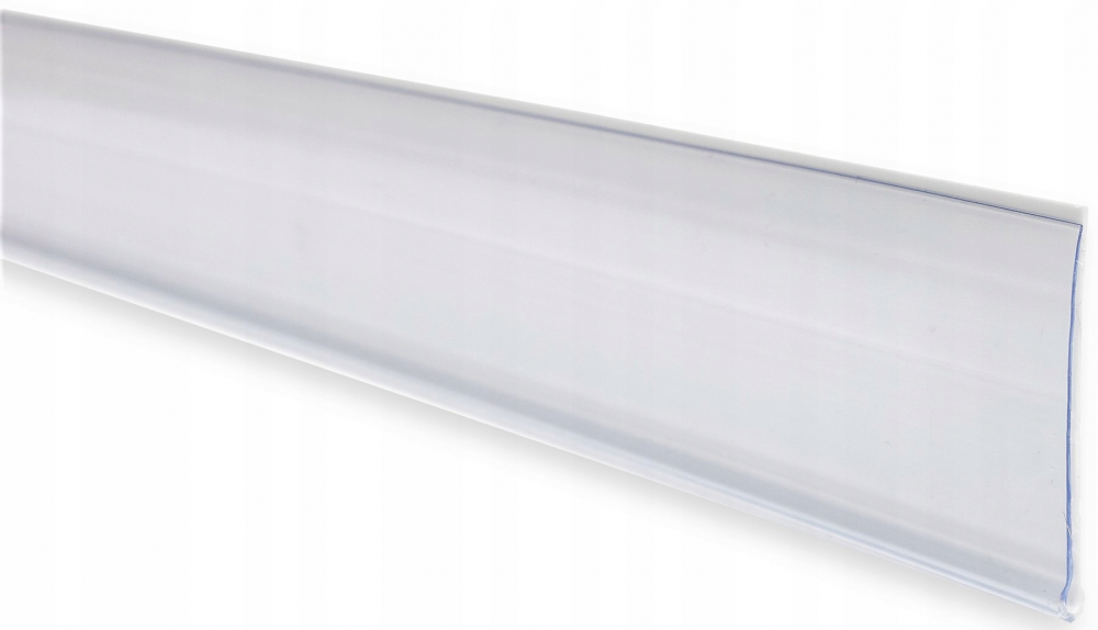 Listwa samoprzylepna, na taśmie piankowej, 39x1250mm, transparentny/z białym tyłem