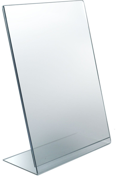 Stojak na prospekty Artimega, typ L, A6, przezroczysty