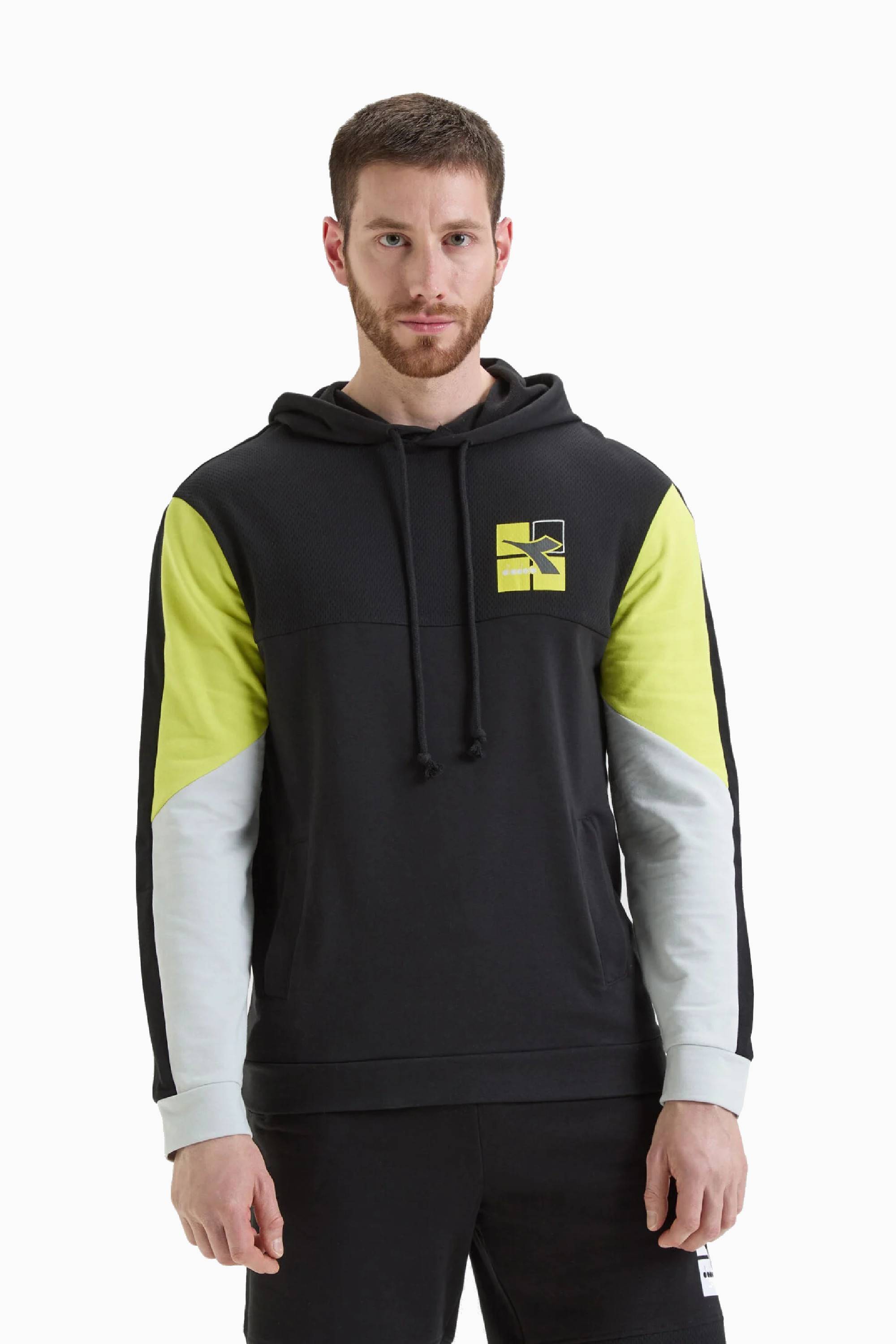 Bluza z kapturem Diadora Sweat Weave - Czarny