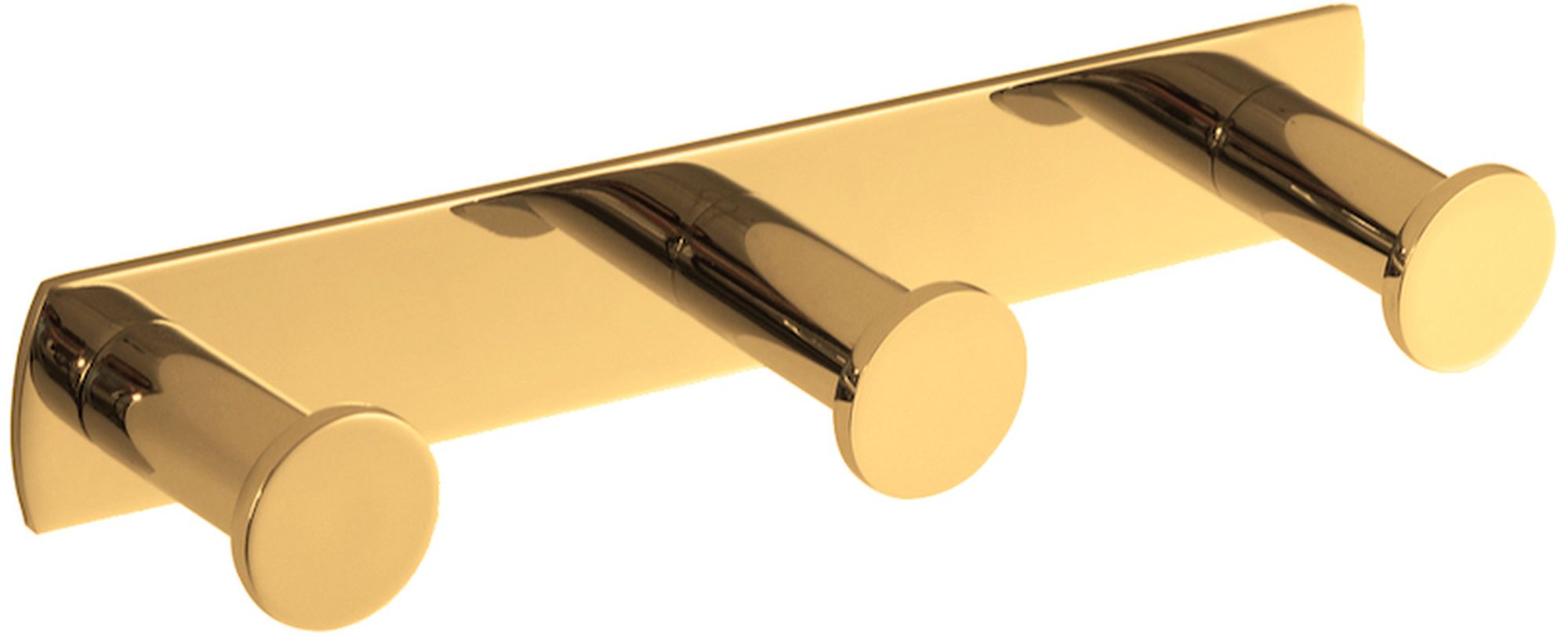 Stella wieszak na ręcznik 3-hakowy złoty połysk 18.043-G