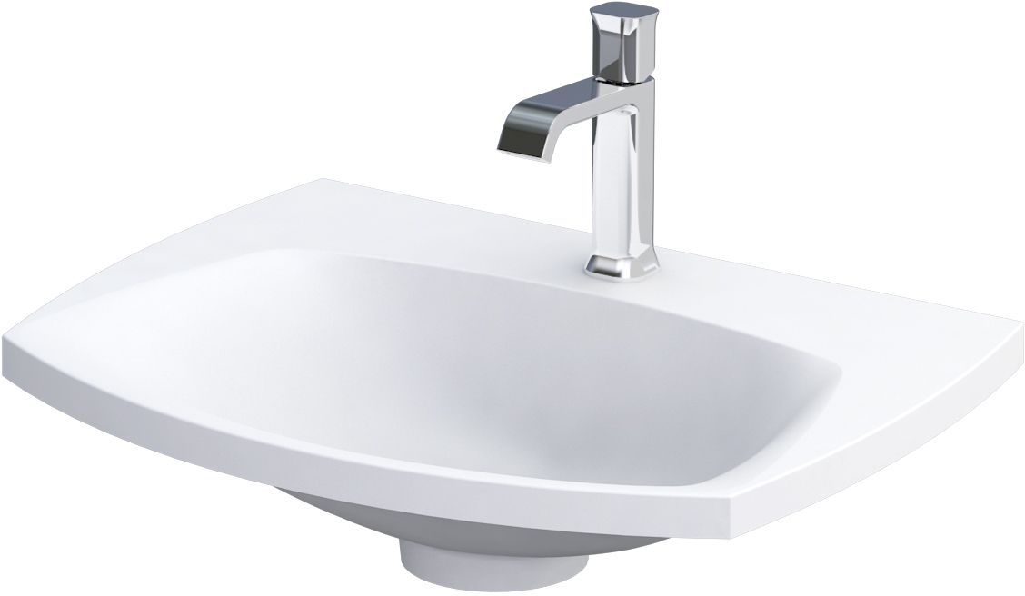 Oristo Louis umywalka 62x48 cm prostokątna meblowa biała UME-LU-62-93