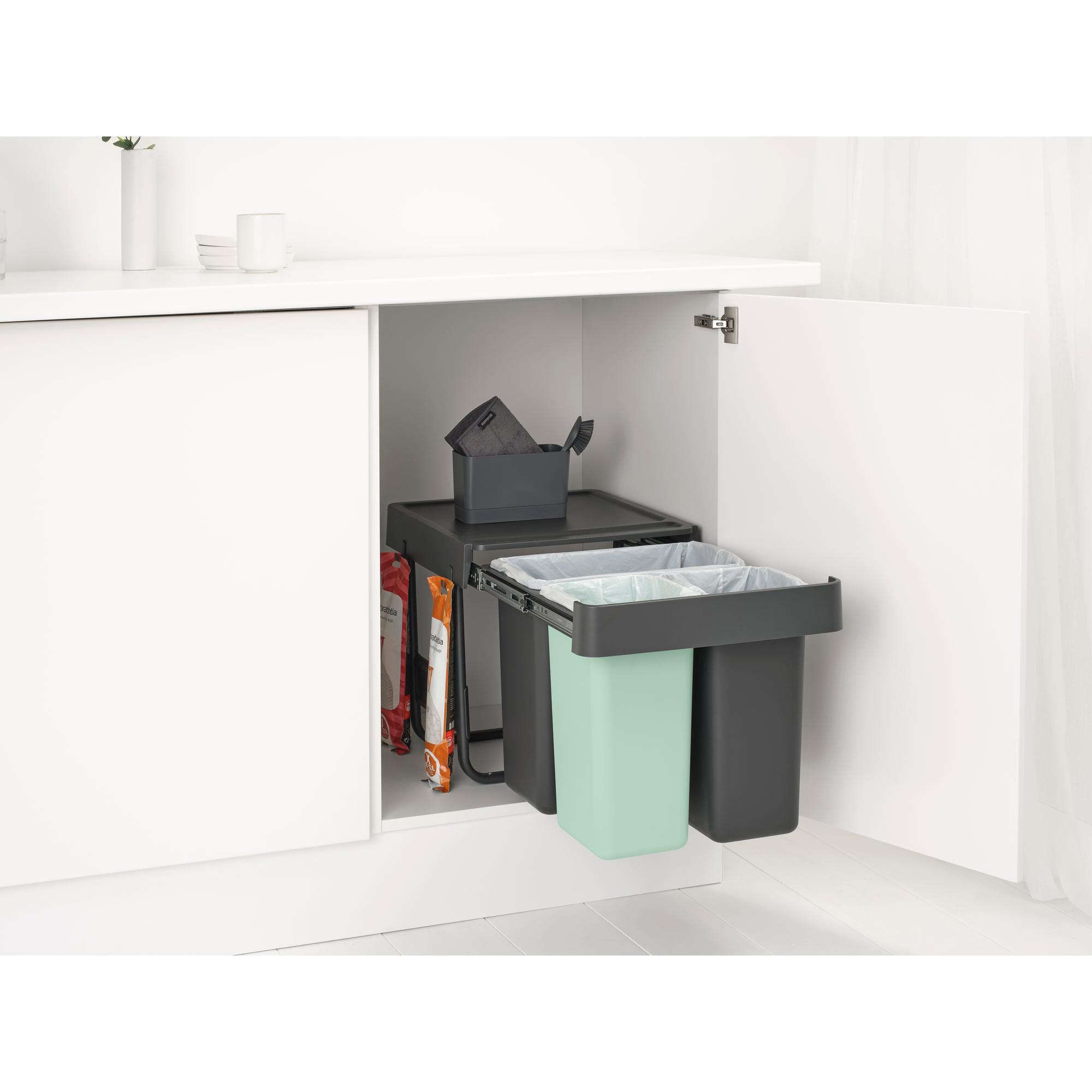 Brabantia Sort & Go sortownik na odpady 10 l czarny 232541