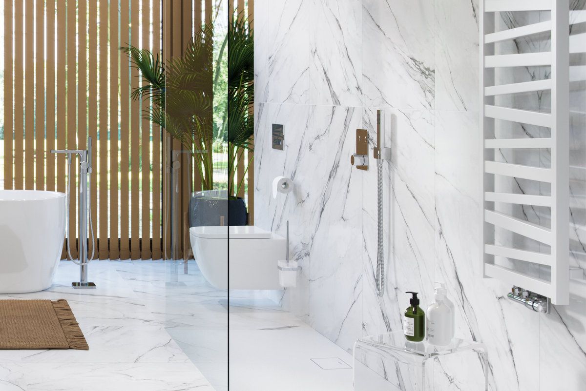 Excellent Italic grzejnik łazienkowy dekoracyjny 95x50 cm biały GREX.IT95.WH - Wysyłka w 24h