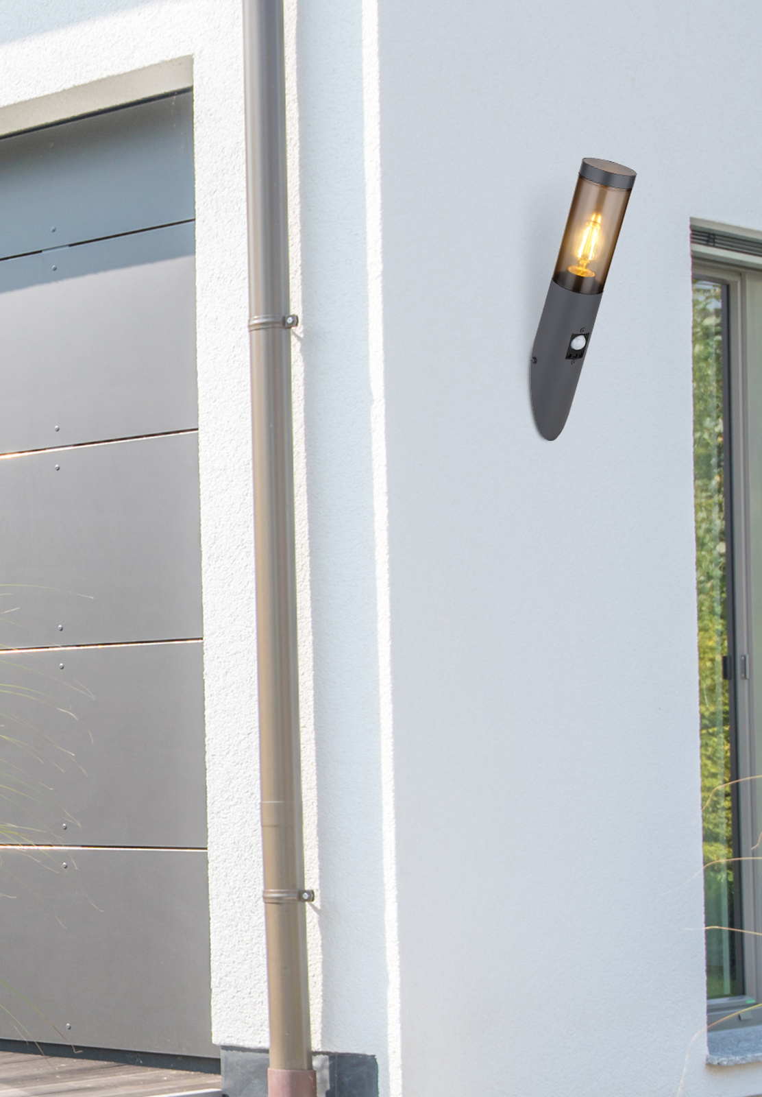 Globo Lighting Boston kinkiet zewnętrzny 1x15W antracyt 3157SAS