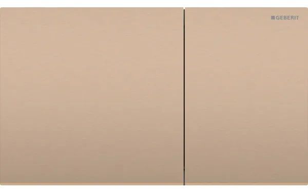 Geberit Sigma70 przycisk spłukujący przedni szkło czerwone złoto 115.622.QB.1