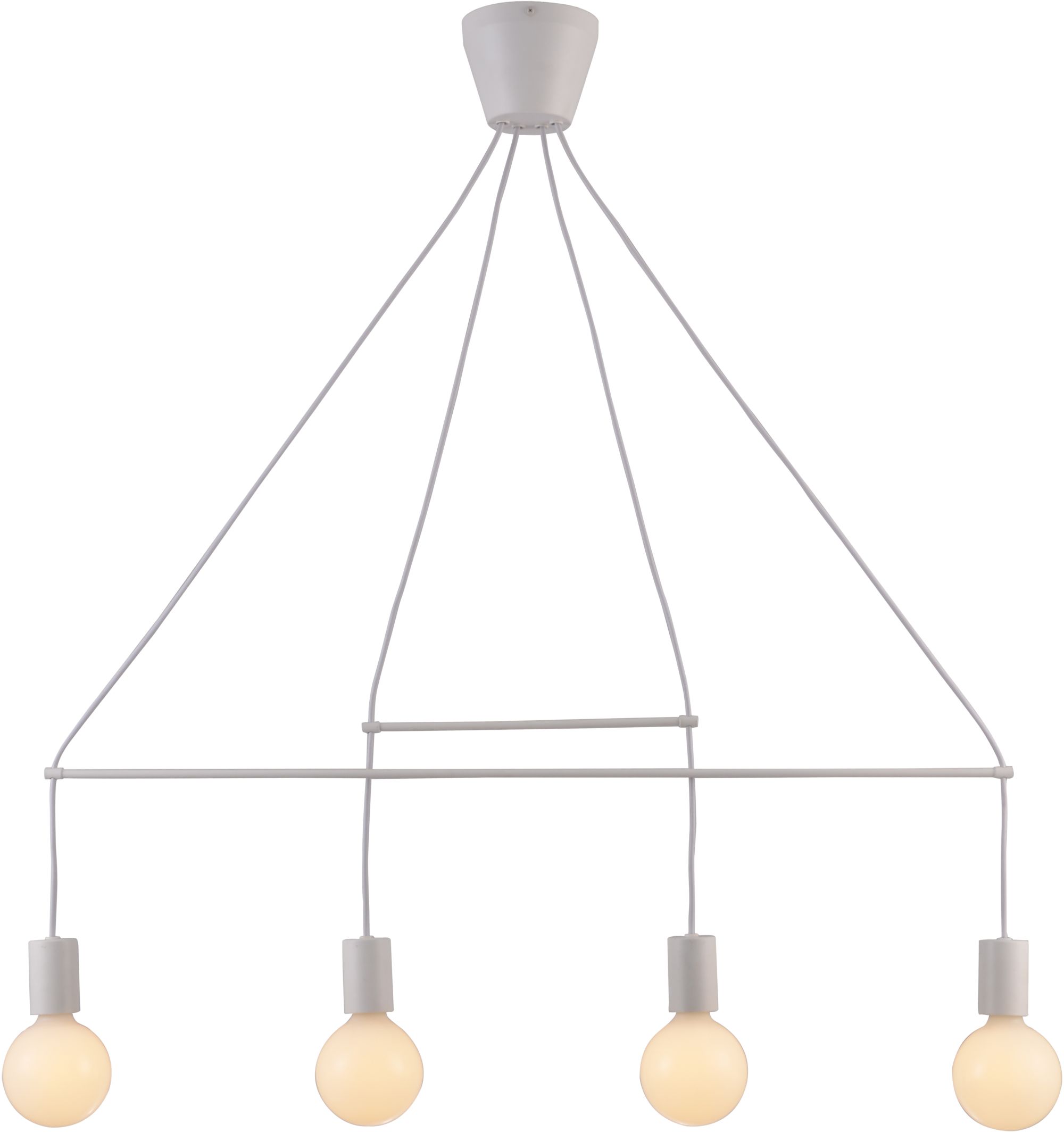 Candellux Alto lampa wisząca 4x40W biały mat 34-70906