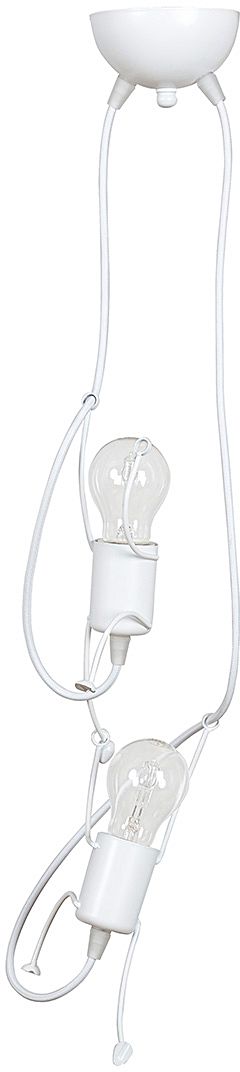 Emibig Bobi lampa wisząca 2x15 W biała 538/2