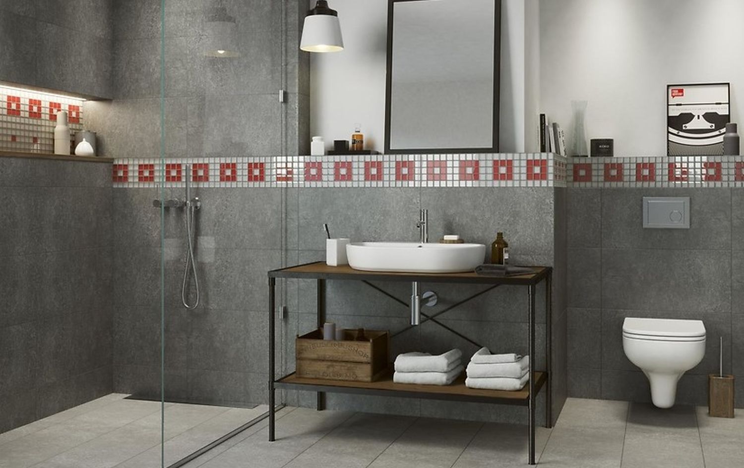 Cersanit Monti light grey płytka ścienno-podłogowa 29,7x59,8 cm jasnoszary mat