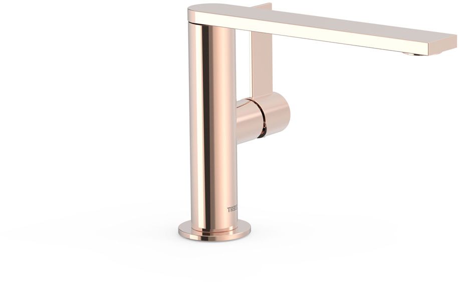 Tres Project bateria umywalkowa stojąca różowe złoto 21120501OP