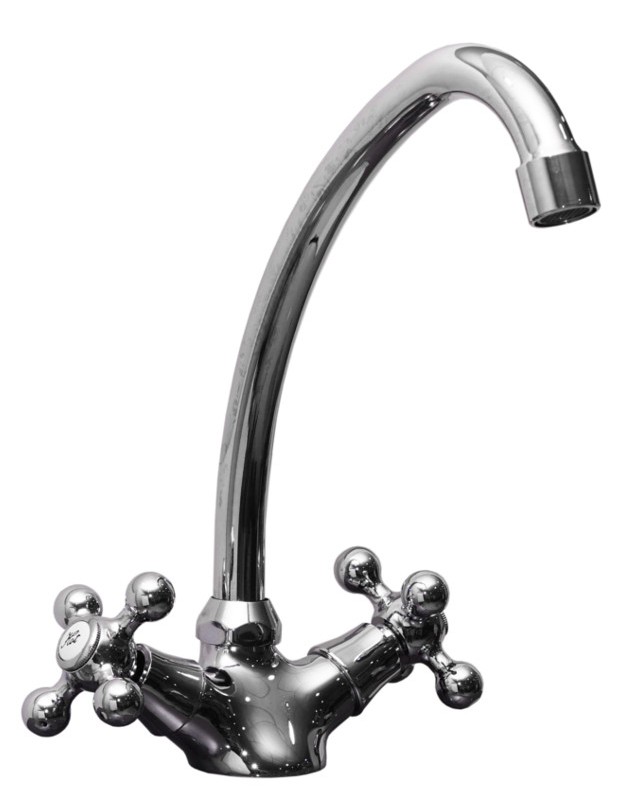 Sea-Horse Retro bateria kuchenna stojąca chrom BJA905