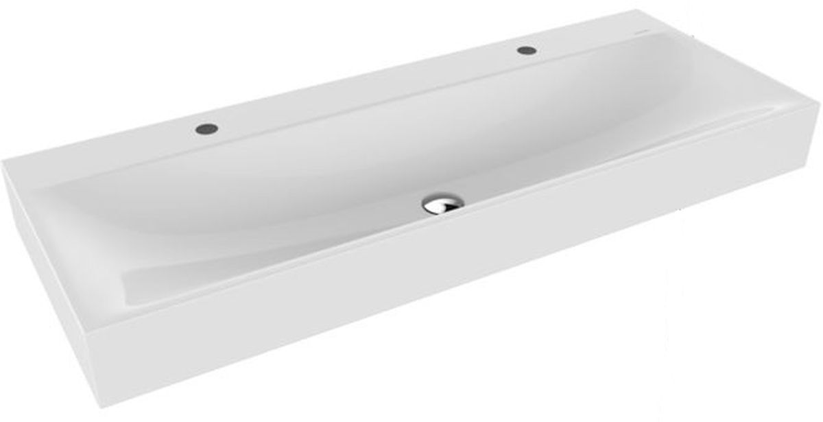 Kaldewei Silenio umywalka 120x46 cm ścienna prostokątna model 3046-D biała 904506363001