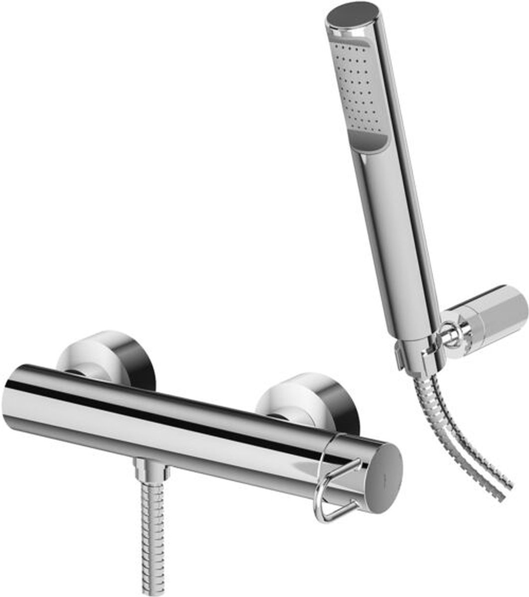 Paffoni Joker bateria prysznicowa ścienna chrom JK168DCR