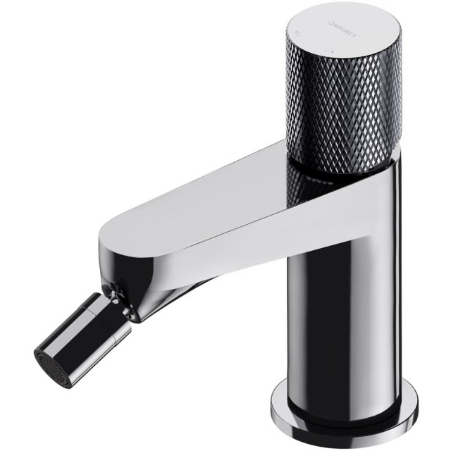 OMNIRES Bateria bidetowa CONTOUR stojąca chrom połysk CT8020CR