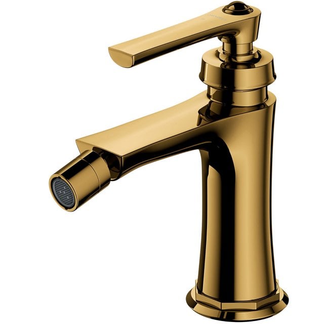 OMNIRES Bateria bidetowa stojąca ARMANCE złoty połysk AM5220GL