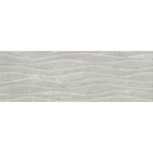 Płytka ścienna NICE TRAVERTIN light grey wave structure glossy 20x60