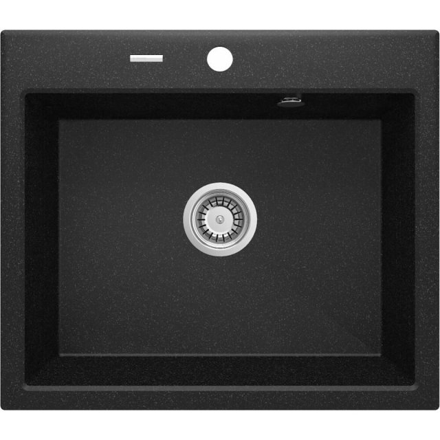 DEANTE Zlewozmywak granitowy ANDANTE grafit 1-komorowy ZQN_2103