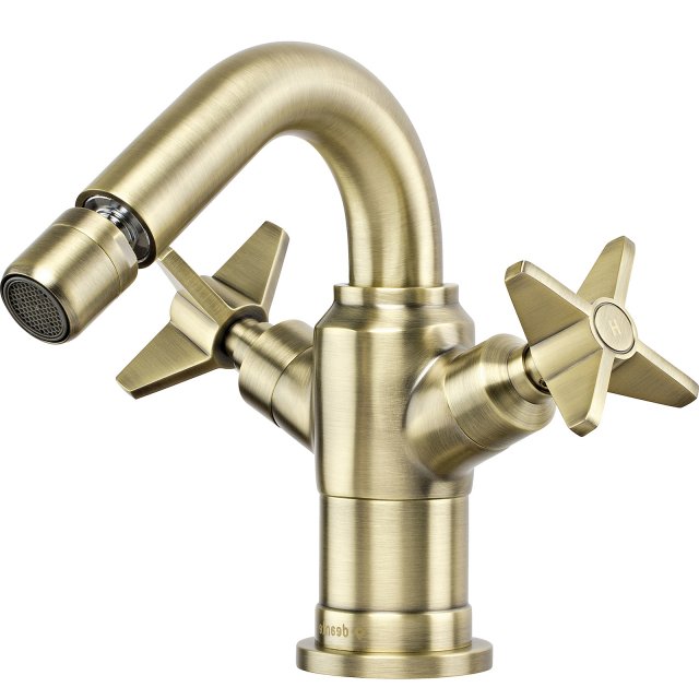 DEANTE Bateria bidetowa stojąca TEMISTO mosiądz BQT_M30D