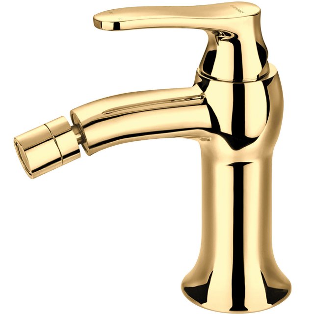 OMNIRES Bateria bidetowa stojąca ART DECO złoty połysk AD5120GL