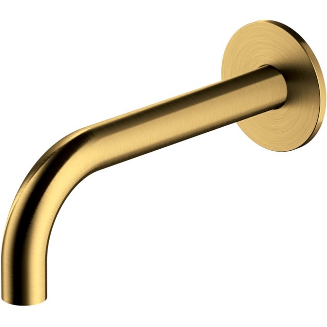 OMNIRES Wylewka wannowa Y ścienna złota szczotkowana WDYGLB