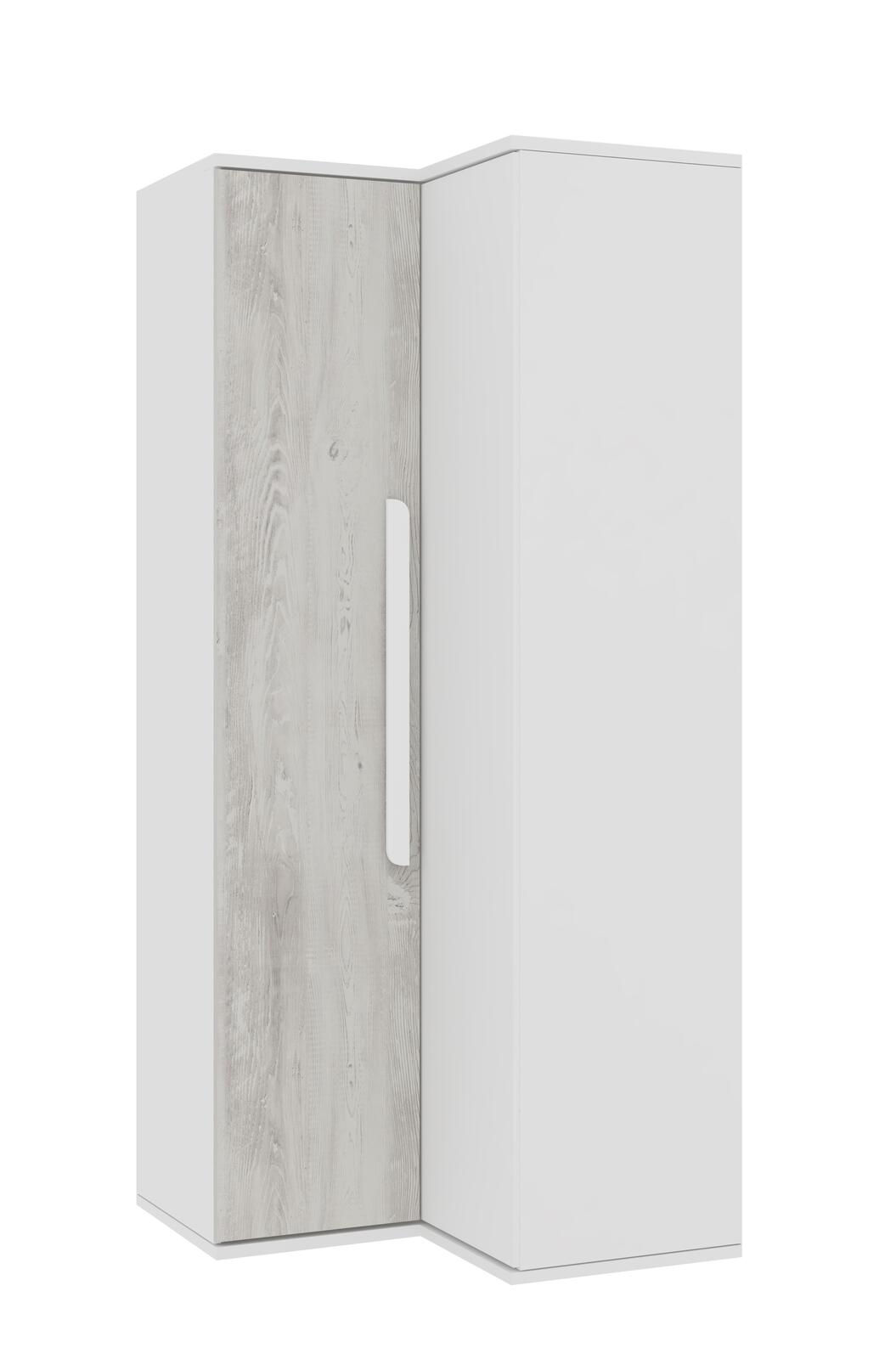 Szafa narożna dziecięca biała, cascina Mety wave