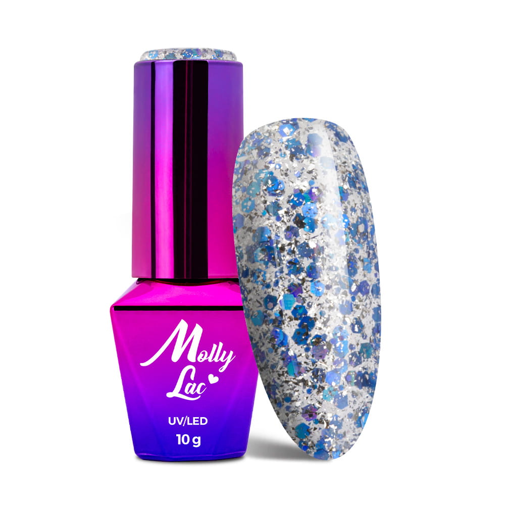 Lakier hybrydowy LED/UV Gel Polish MollyLac Born To Glow Nr 574 Dreamlife 10 g