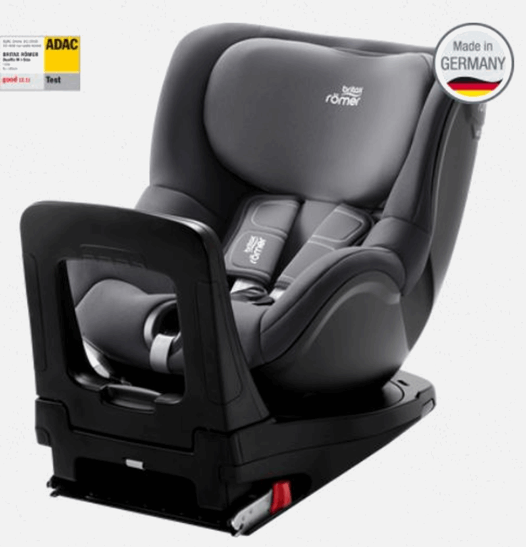 Britax Romer, Dualfix M-i-Size - Fotelik samochodowy od 3 miesięcy - 4 lat - 18 kg (61 - 105 cm)-Storm Grey