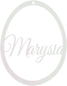 Zawieszka wielkanocna z Imieniem - jajko pisanka, Baza do makramy, Zakładka do książki, ozdoba na prezent