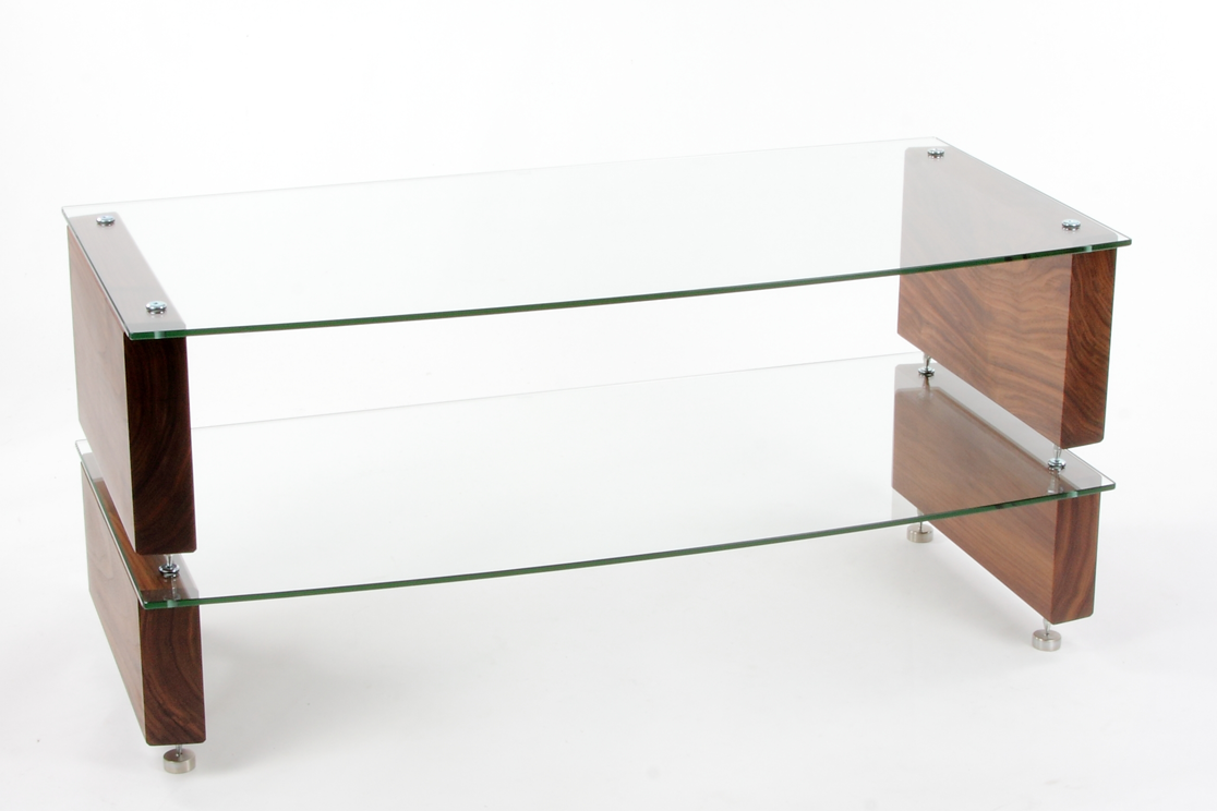 Stolik custom design milan 6 hi-fi 2 walnut