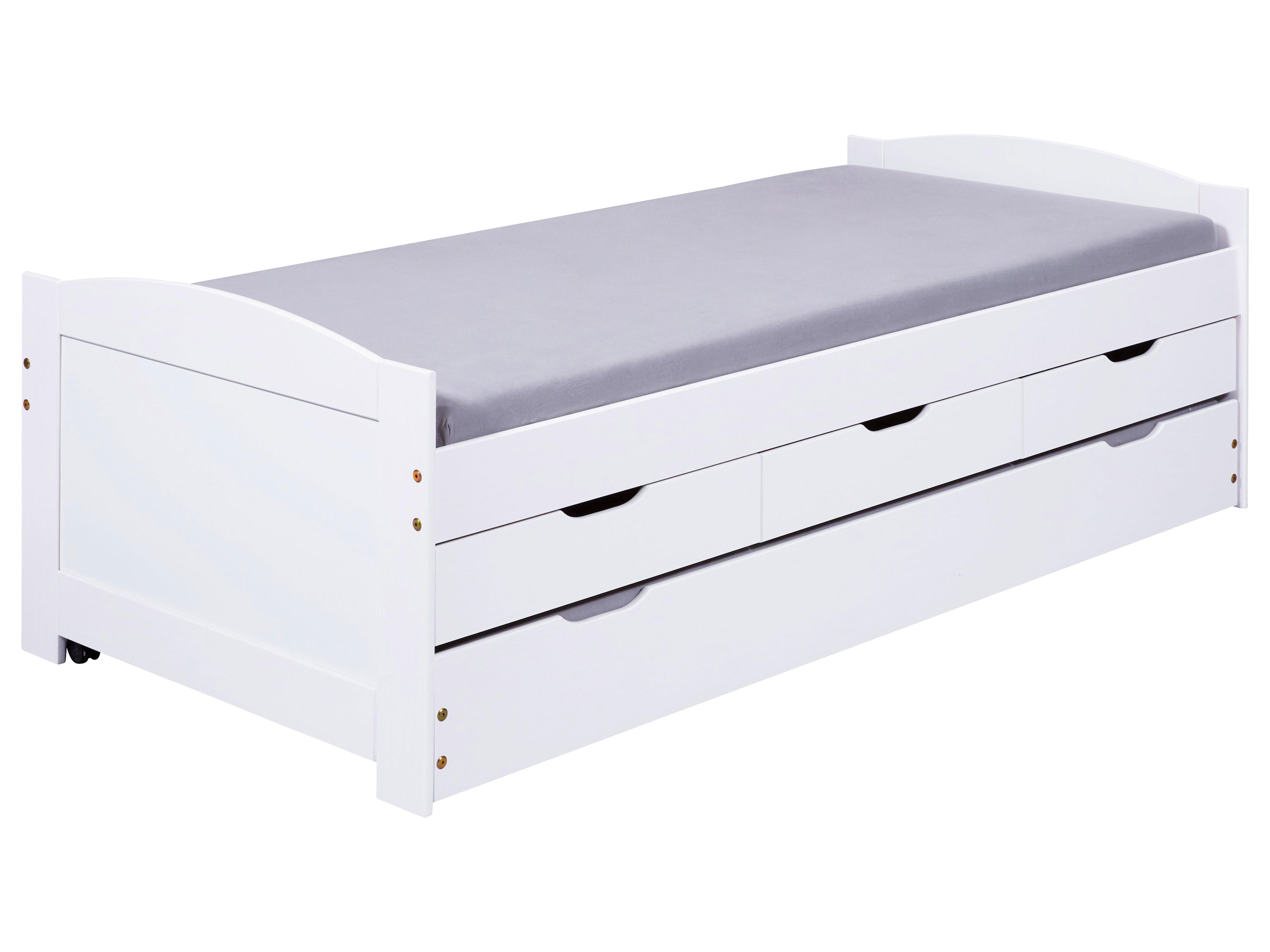 Inter Link Łóżko wielofunkcyjne »Marinella« »Lena« lub »Ulli«, z 3 szufladami. ulli - biały