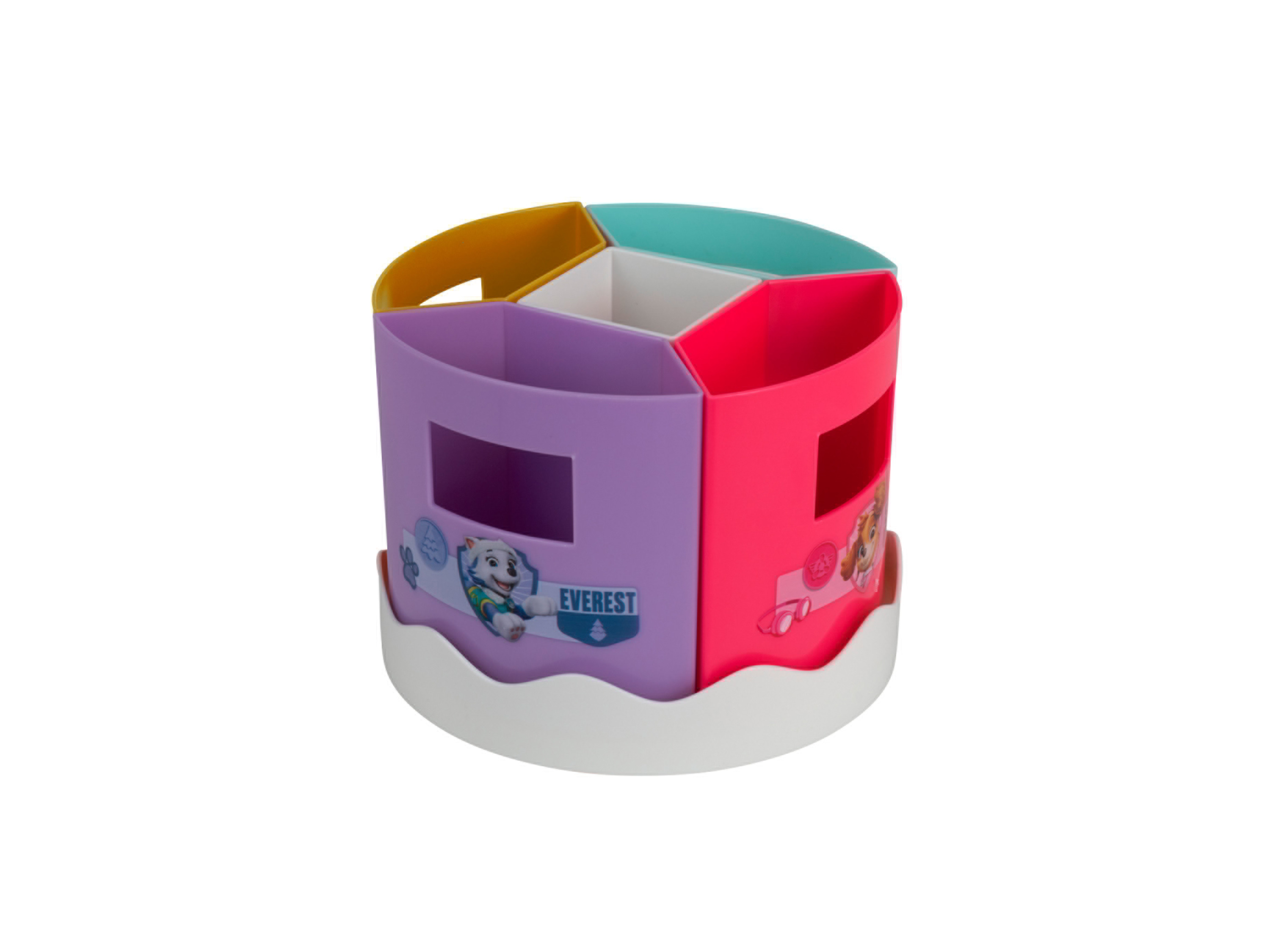 Organizer na biurko różowy/fioletowy/jasnoniebieski/żółty