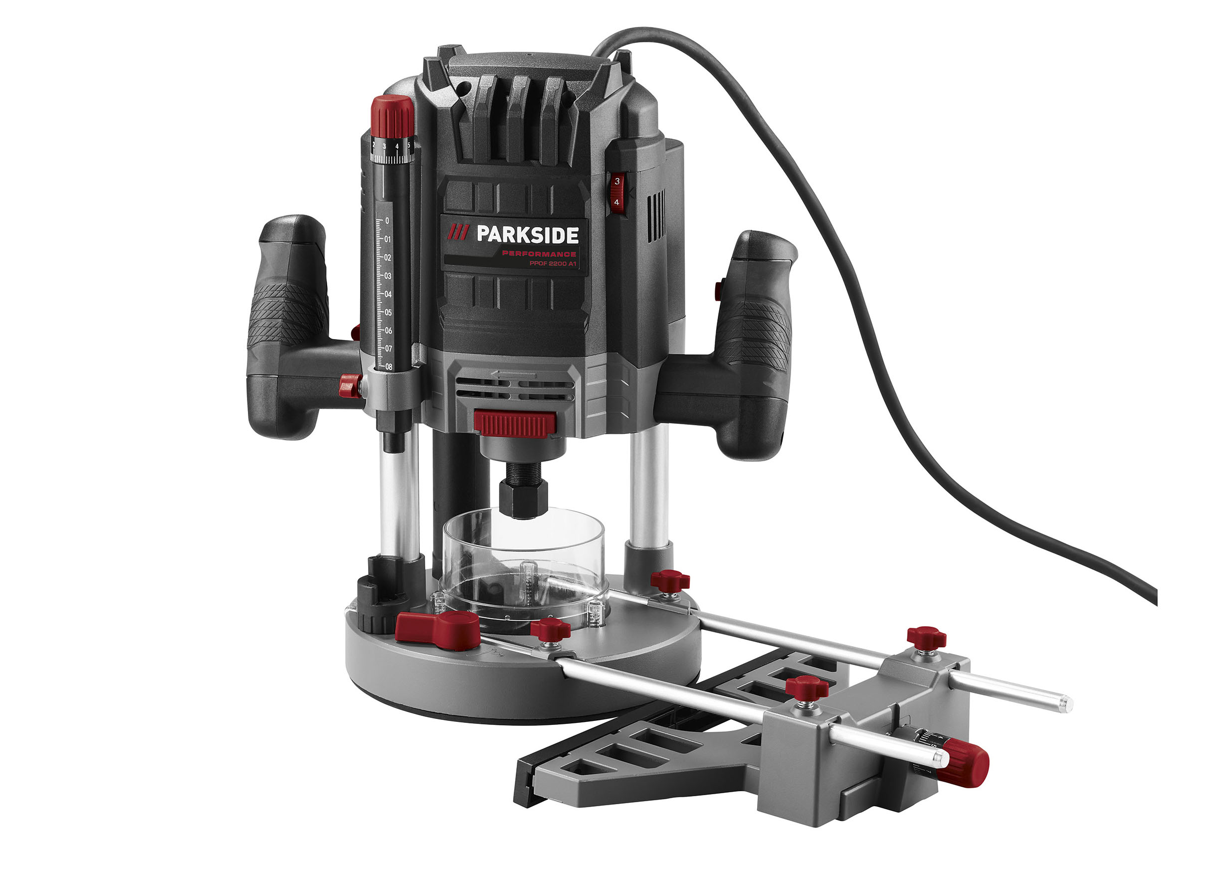 Parkside Performance Frezarka górnowrzecionowa Ppof 2200 A1, 2200 W