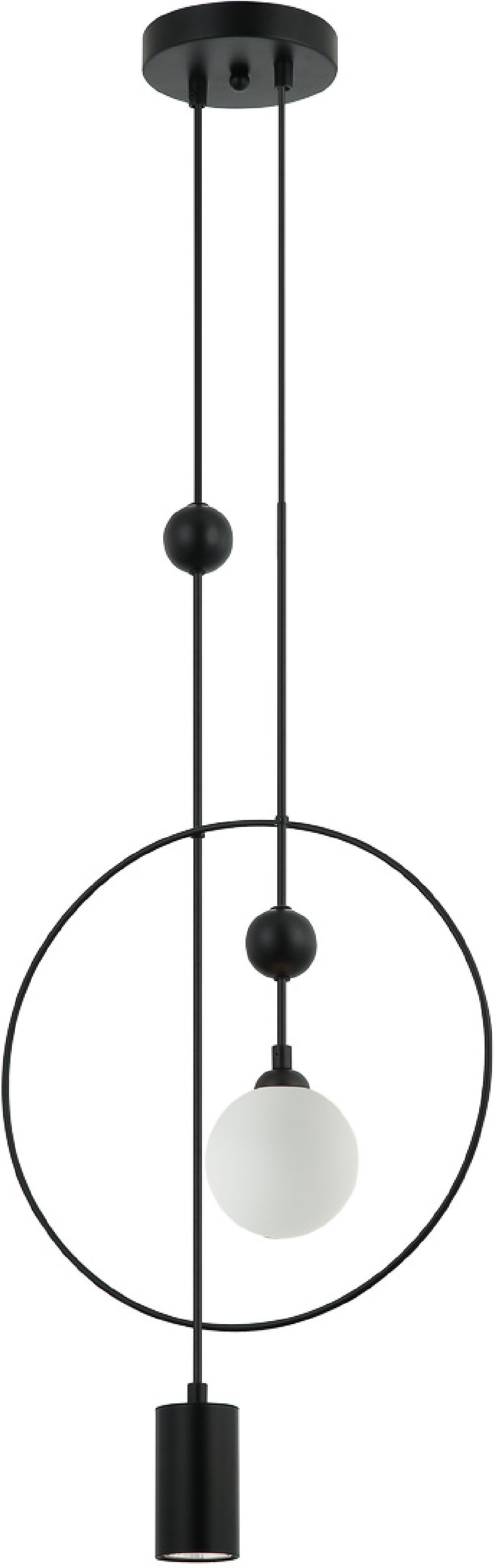 Darmowa Dostawa - Lampa wisząca 2x60 W czarna Italux Trosti PND428892BK