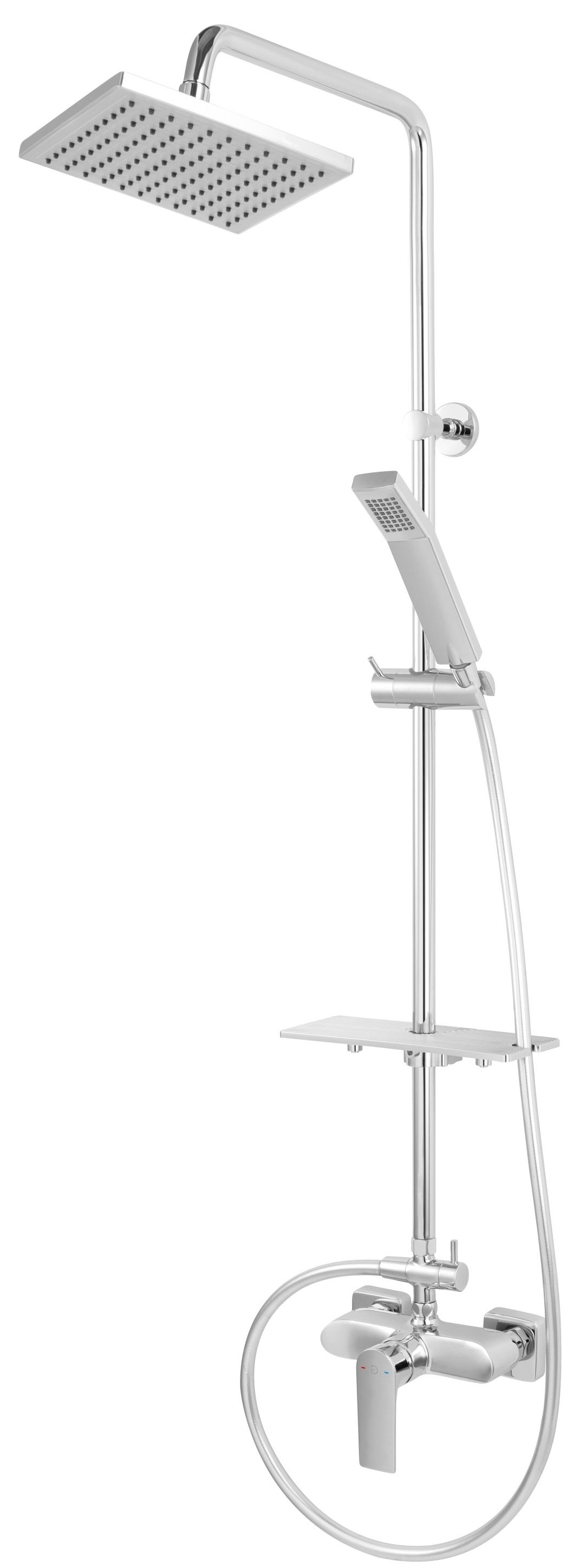 Darmowa Dostawa - Zestaw prysznicowy ścienny chrom FDesign Pinea FD1PNA7USET11