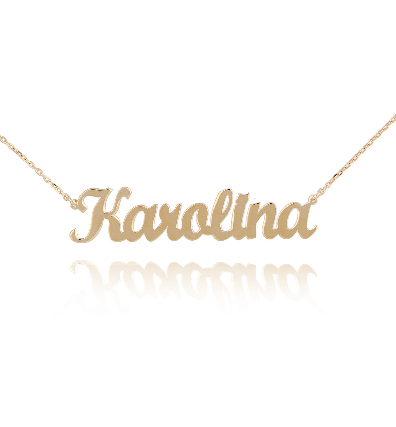 Naszyjnik pozłacany KAROLINA NAT0230