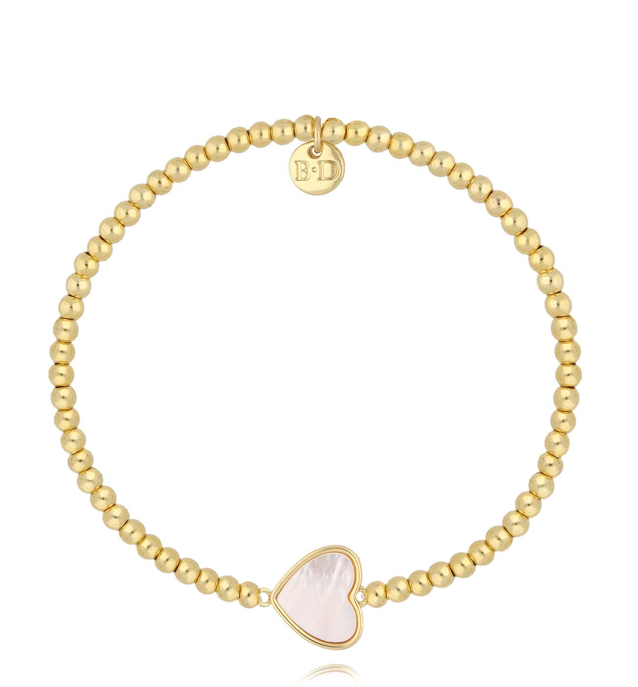 Bransoletka złota z sercem BSC2109