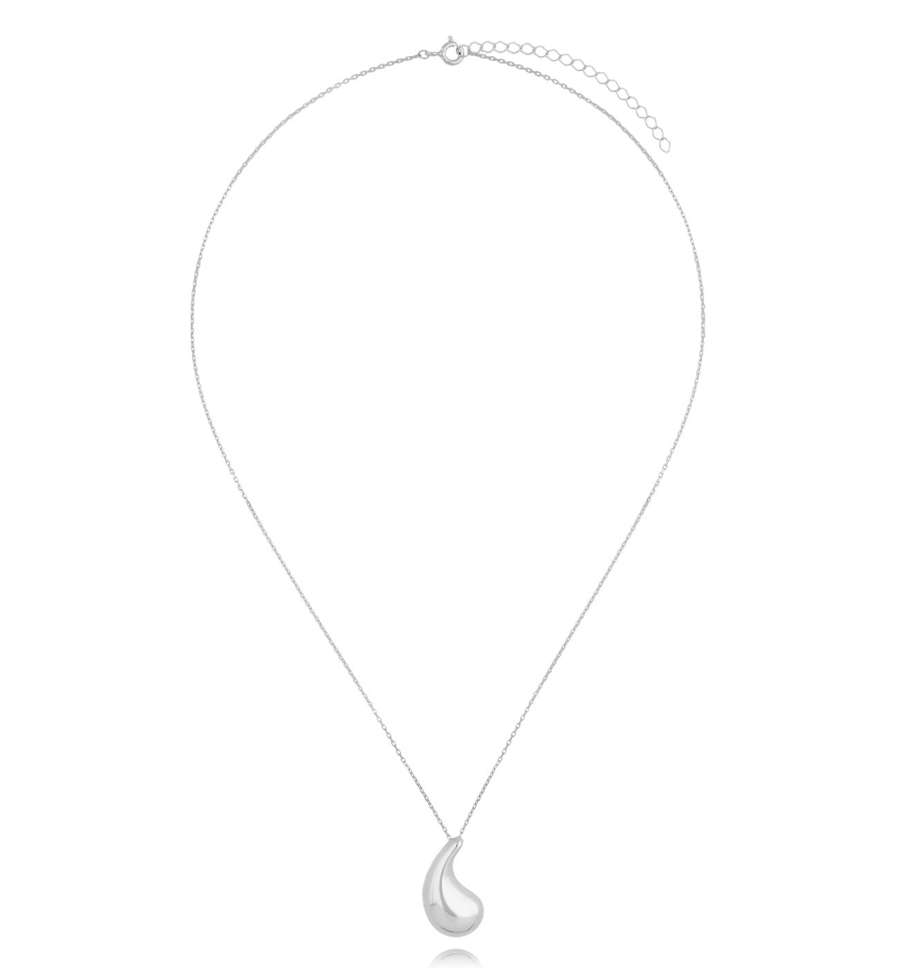 Naszyjnik srebrny z kroplą NSE0191