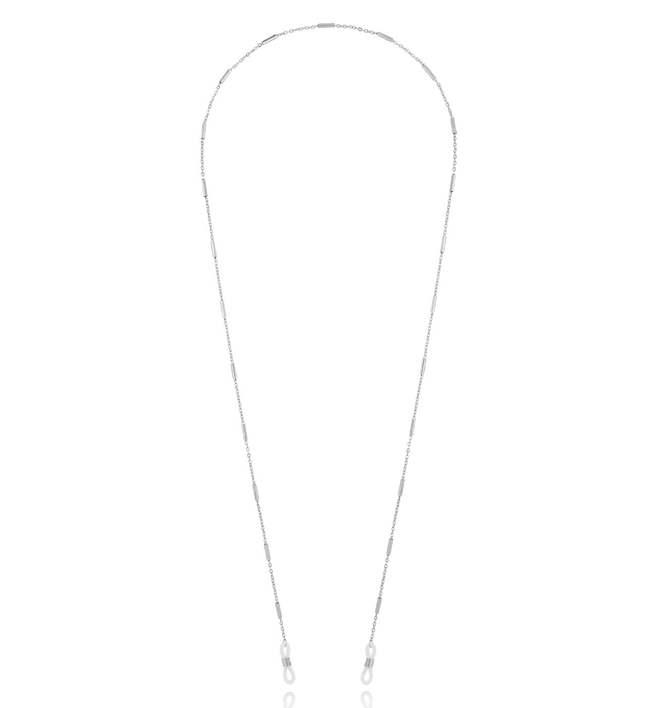 łańcuszek do okularów srebrny Simone NSY0095 - By Dziubeka