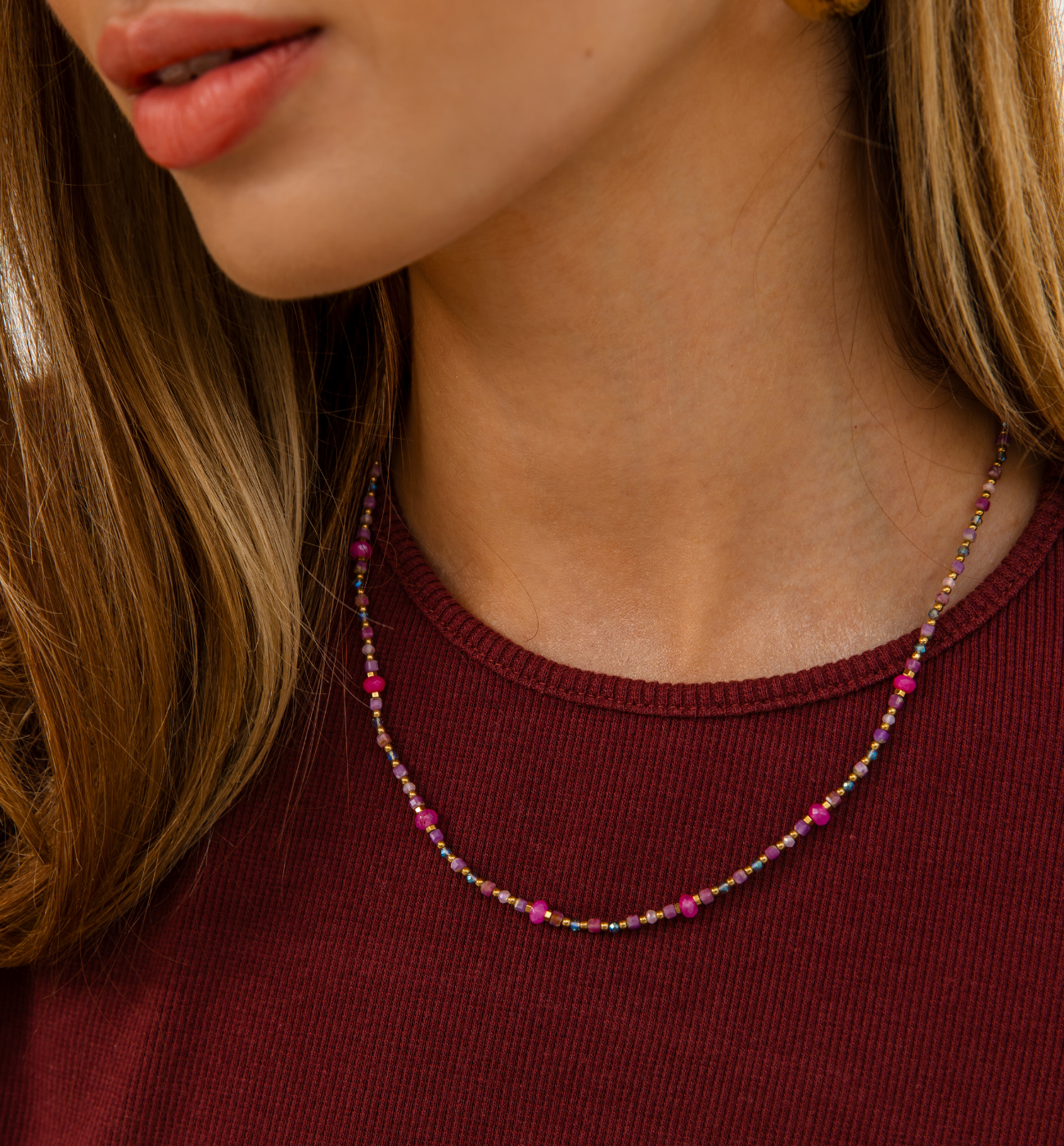 Naszyjnik z fosforytami Serenity NPA1301