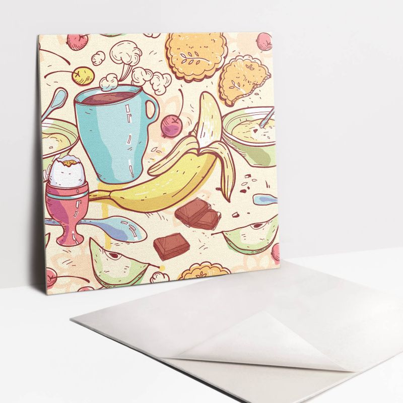 Kafelki samoprzylepne Tulup 30x30 cm Bajkowy motyw do kuchni 9 szt.