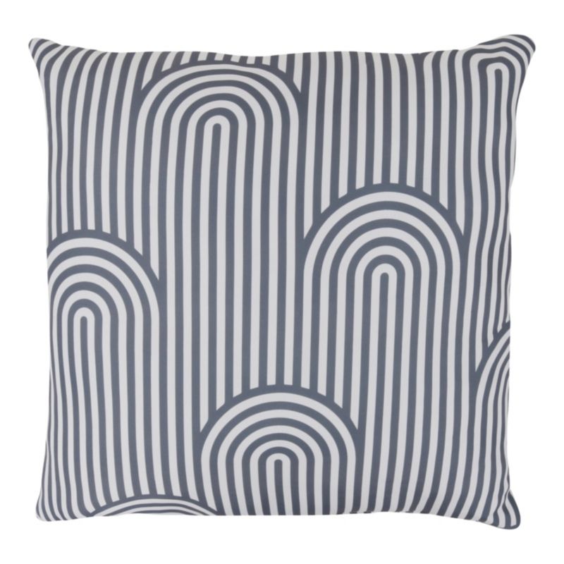 Poduszka 40 x 40 cm wzór szara