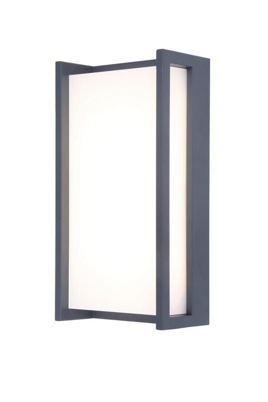Kinkiet ścienny zewnętrzny Lutec Qubo antracytowo-biały LED 18W 3000K 1100lm IP54 wym: 22 x 7,1 x 11 cm aluminium - 1 szt.