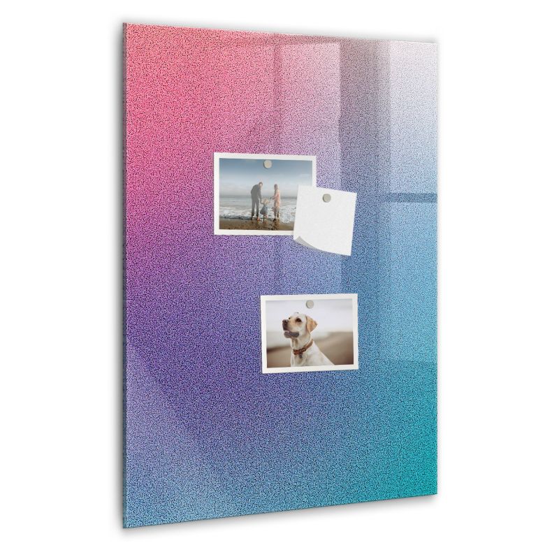 Szklana tablica magnetyczna Wallfluent 40x60 cm Gradient abstrakcja Biały marker 1 szt.