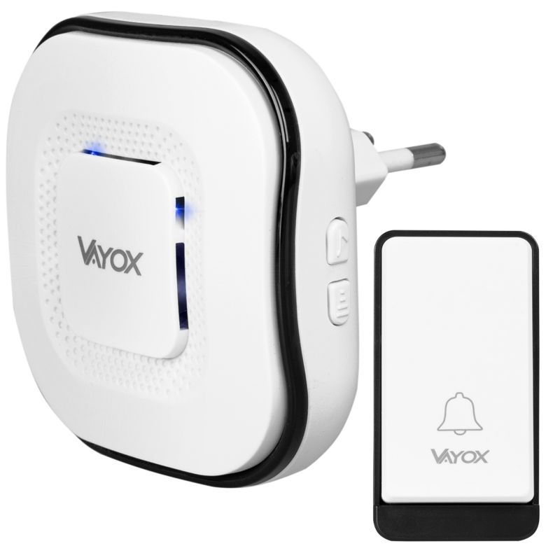Dzwonek bezprzewodowy Vayox VA0242 kinetyczny bezbateryjny 1 szt.