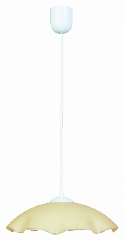 Lampa wisząca Candellux Dama biało-beżowa wym: 70 x 32 x 32 cm 1xE27 x 60W 1 szt.