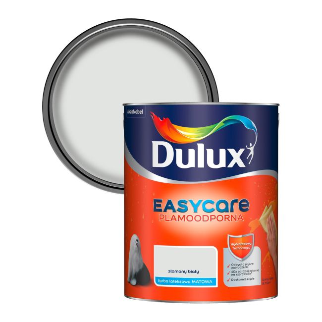 Farba Dulux EasyCare złamany biały 5 l