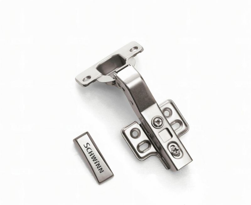 Zestaw zawiasów meblowych Schwinn 45 stopni cichy domyk clip on 6 szt.