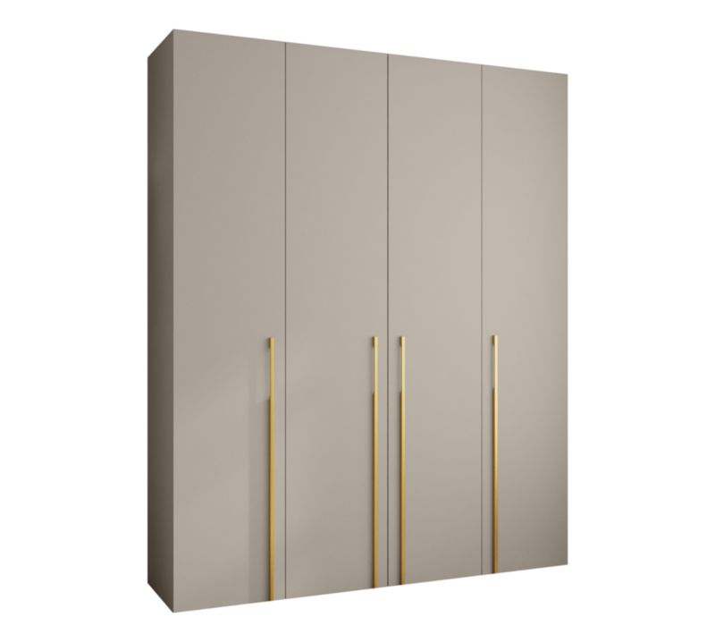 Szafa uchylna Garderoba COMO 3 200 (kaszmir/złoty)