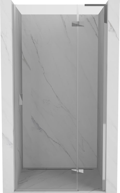 Drzwi prysznicowe uchylne Mexen Mist-H L chrom 95 cm uk 1 szt