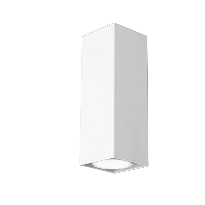 Kinkiet ścienny Luminex Wall biały mat styl minimalistyczny 1 x GU10 x 8W IP20 wym: 19 x 6 x 8 cm - 1 szt.